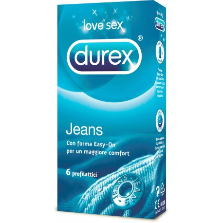 Durex Jeans Profilattici Easy-On 6 pezzi