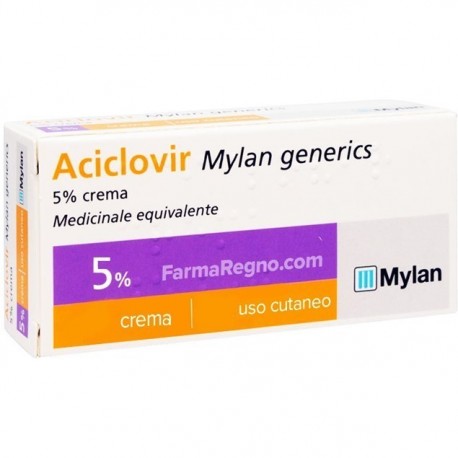 Aciclovir Crema Dermatologica 3 G 5%